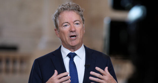Exclusive--Rand Paul: Senate Parliamentarian Nixed Eliminating Welfare Benefits for Illegal Aliens in Big, Beautiful Bill