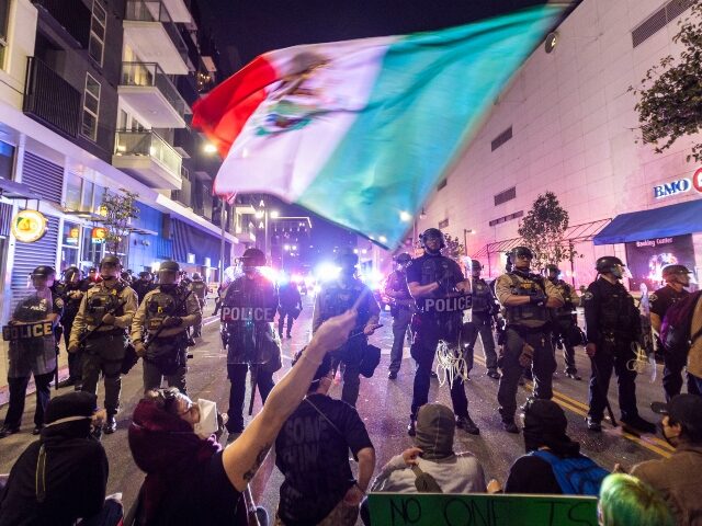 Rioters and looters in Los Angeles