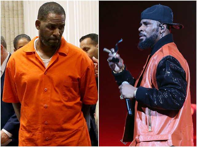 CHICAGO, IL - SEPTEMBER 17: Singer R. Kelly turns to leave after appearing at a hearing at