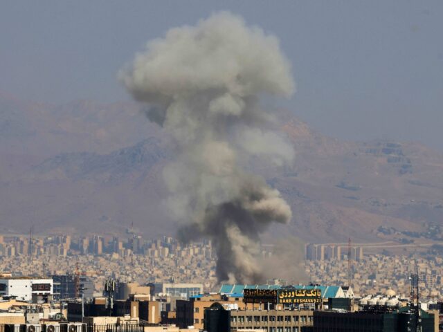 Tehran explosion (Atta Kenare / AFP via Getty) TOPSHOT - Smoke billows following an explosion in central Tehran on June 15, 2025. Iranian
