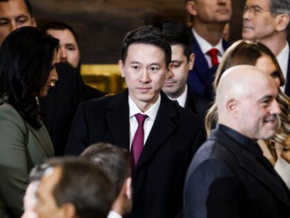 TikTok CEO Shou Chew at inauguration