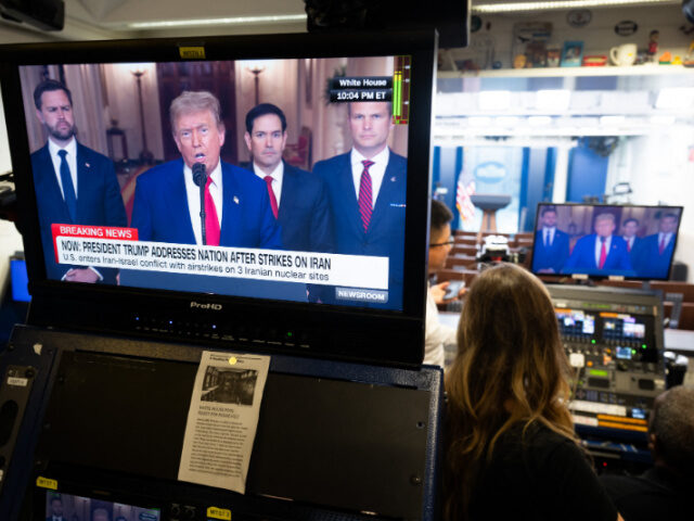 Trump Address on Iron Bombing Control Room US President Donald Trump addresses the nation regarding the US bombing of Iranian nuclear