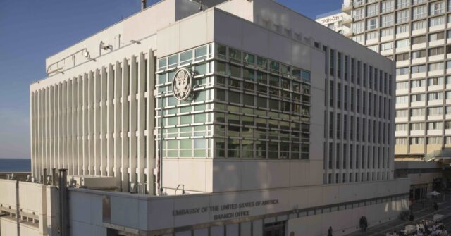 U.S. Embassy Branch in Tel Aviv Damaged by Iranian Missile Shockwave