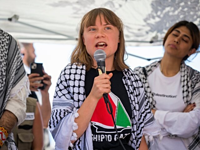 greta thunberg sails on CATANIA, ITALY - JUNE 01: Greta Thunberg speaking at the press conference. Greta is part o