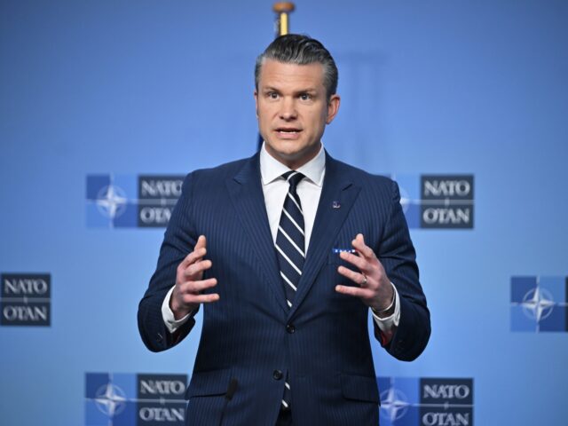 BRUSSELS, BELGIUM - JUNE 05: US Secretary of Defense Pete Hegseth and NATO Secretary Gener
