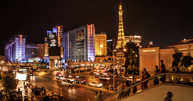 WATCH: Blaze Erupts When Fireworks Thrown at Palm Tree on Las Vegas Strip