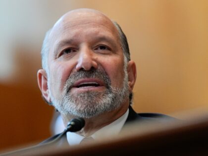 Commerce Secretary Howard Lutnick speaks during a Senate Appropriations hearing, Wednesday