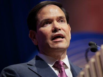 WASHINGTON, DC - JUNE 03: U.S. Secretary of State Marco Rubio speaks during the American C