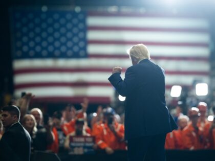President Donald Trump delivers remarks on a partnership deal with U.S. Steel and Nippon S