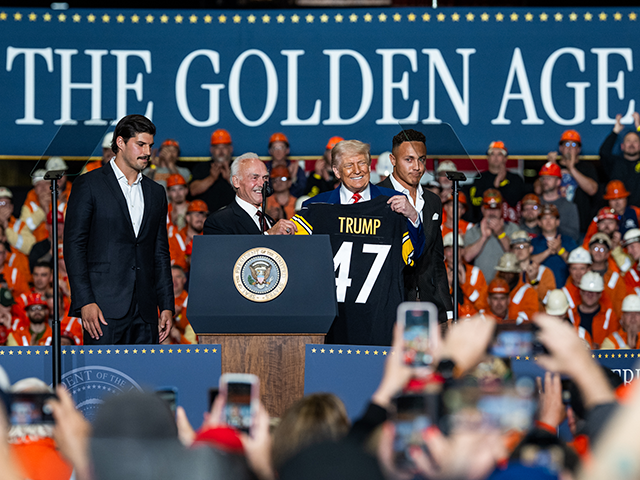 trump-golden-age-flickr President Donald Trump delivers remarks on a partnership deal with U.S. Steel and Nippon S