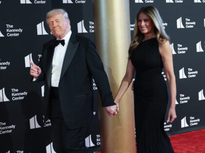 WASHINGTON, DC - JUNE 11: U.S. President Donald Trump and first lady Melania Trump arrive