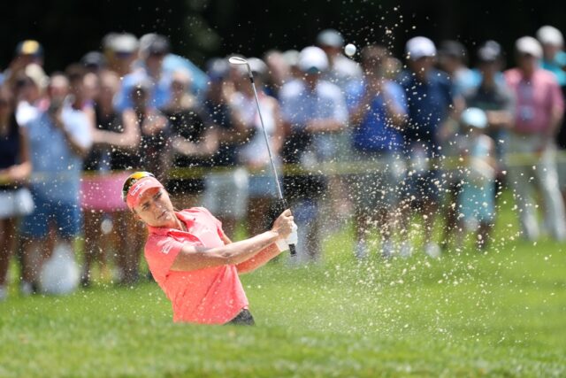 American Lexi Thompson is part of a six-way tie for the lead heading into the final round