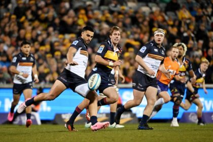 ACT Brumbies coach Stephen Larkham says his team is peaking at the right time ahead of the