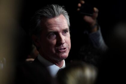 California Governor Gavin Newsom has warned that, under President Donald Trump, US democra