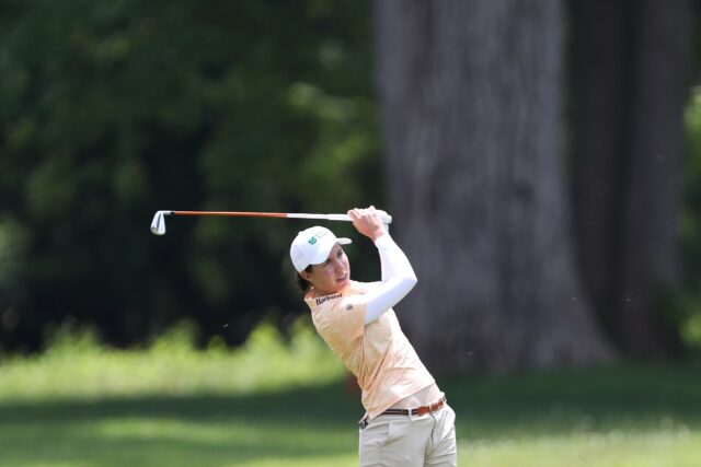 Carlota Ciganda ended an eight-and-a-half-year title drought with victory at the Meijer LP