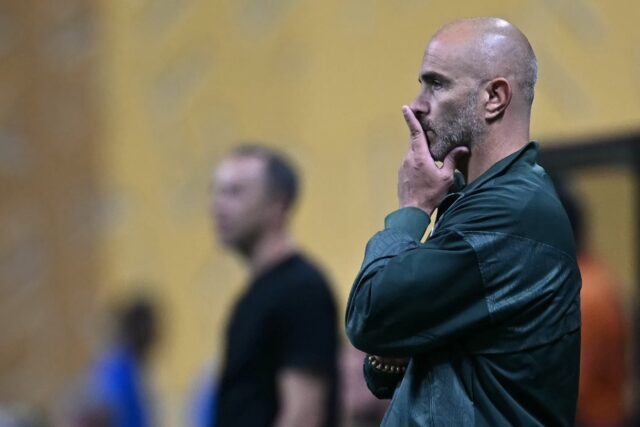 Chelsea coach Enzo Maresca during his team's game against Los Angeles FC in Atlanta on Mon