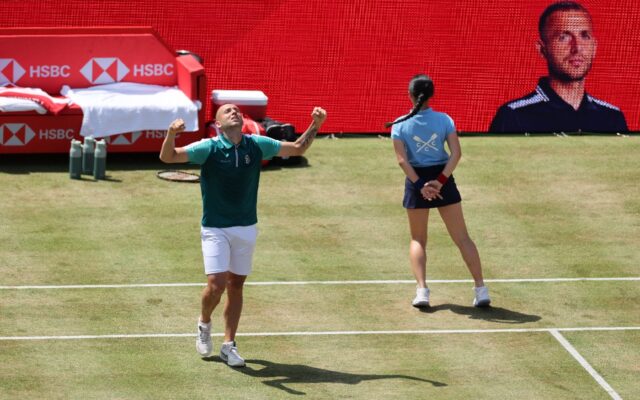 Daniel Evans shocked Frances Tiafoe in the first day at Queen's Club
