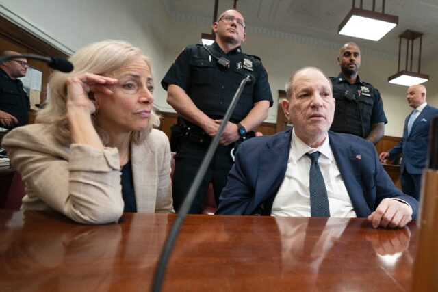 Disgraced former Hollywood film producer Harvey Weinstein appears in Manhattan criminal co