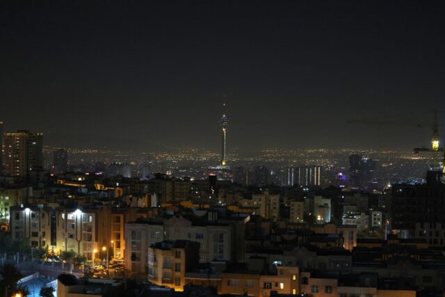 File image of the Iranian capital Tehran where Israel carried out "preemptive" strikes on