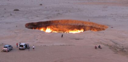 The 'Gateway to Hell' has long been a tourist attraction