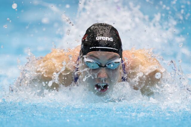Gretchen Walsh wins the women's 100m butterfly at the US Swimming Championships, selection