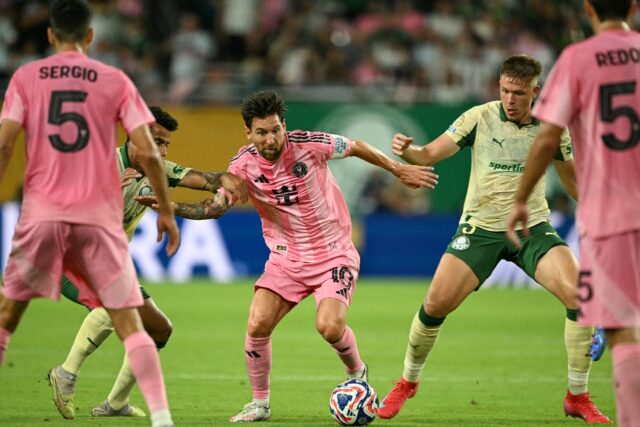 Inter Miami's Argentine forward Lionel Messi will face off in the last 16 against his