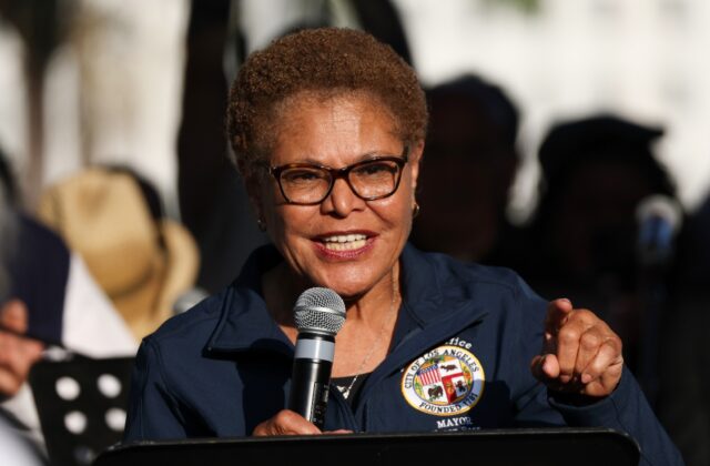 Los Angeles mayor Karen Bass has warned of the anger and fear felt in the city over immigr