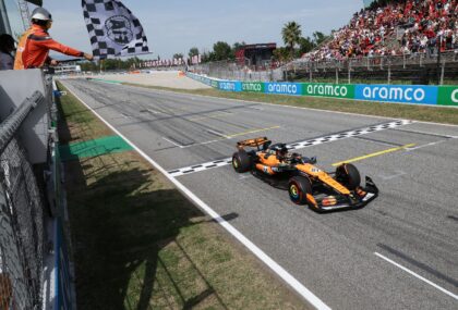 McLaren's Australian driver Oscar Piastri wins at the Circuit de Catalunya in Montmelo, on
