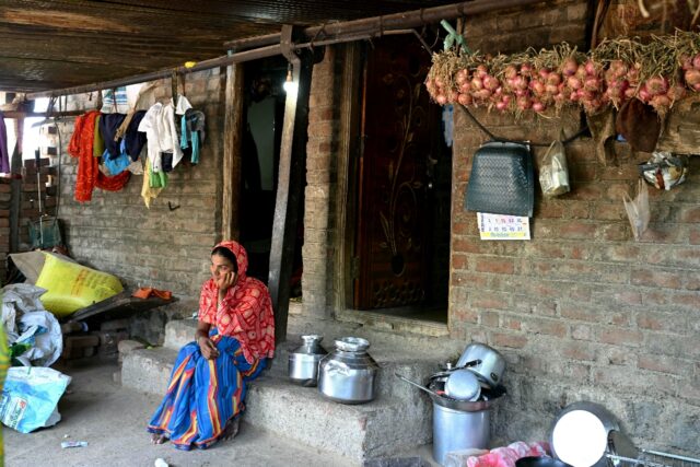 Mirabai Khindkar said the only thing her land grew was debt, after crops failed in drought
