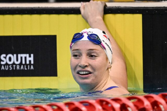 Mollie O'Callaghan was in fine form to win the 100m freestyle at the Australian world cham