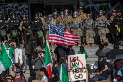 National Guard troops like these deployed to Los Angeles are trained to respond to domesti