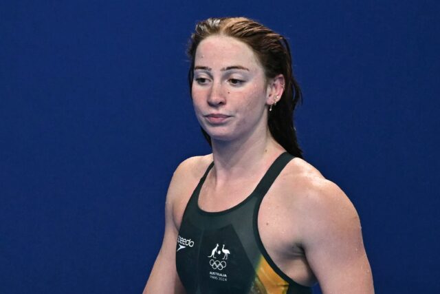 Olympic champion Mollie O'Callaghan was in tears after winning the 200m freestyle at the A