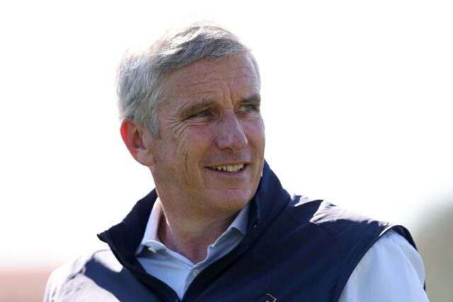 PGA Tour commissioner Jay Monahan will step down at the end of his contract in 2026, the t