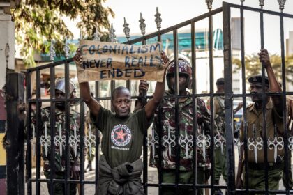 Protesters have gathered this week at police headquarters over the killing