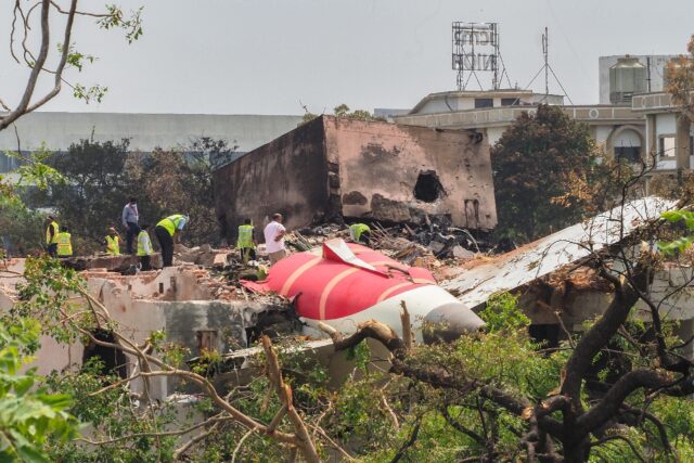 There was one survivor out of 242 passengers and crew on board the jet when it crashed, le
