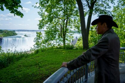 Travis Bighetty, from a remote Indigenous community in Canada's northern Manitoba provice,