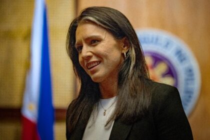 US Director Of National Intelligence Tulsi Gabbard departs following a closed-door meeting