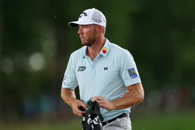 US Open leader Sam Burns of the United States seeks his first major title in the final rou