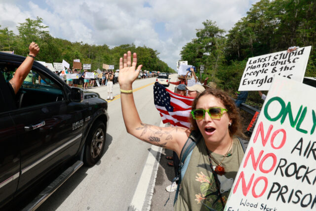 APTOPIX Florida-Alcatraz-Protest The Associated Press