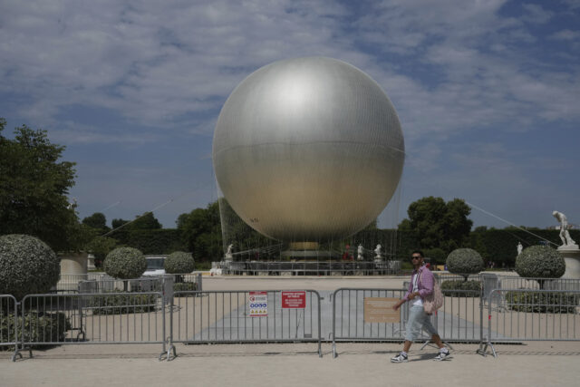 France Olympic Cauldron The Associated Press