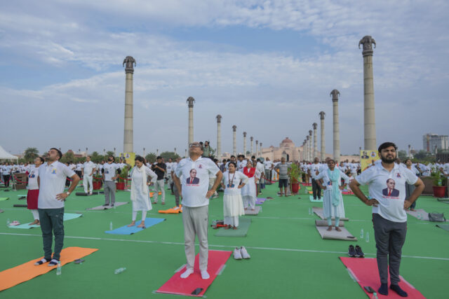 India International Yoga Day The Associated Press