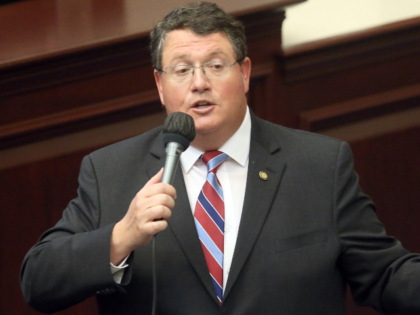 FILE - Rep. Randy Fine, R-South Brevard County, closes on a gambling bill during a special