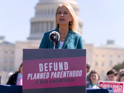 Rep. Mary Miller, R-Ill., speaks during an anti-abortion rally on Capitol Hill in Washingt