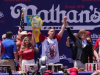 WATCH: ‘Top Dog’: Joey Chestnut Reclaims Title at Nathan’s Hot Dog Eating Contest