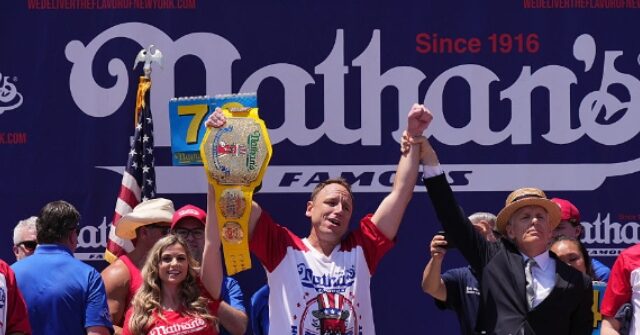 Joey Chestnut Wins 17th Nathan’s Hot Dog Contest at Coney Island