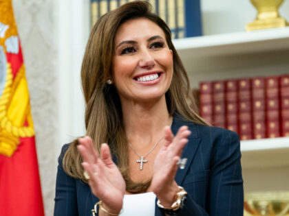 Alina Habba, interim US attorney for New Jersey, during a swearing-in ceremony in the Oval