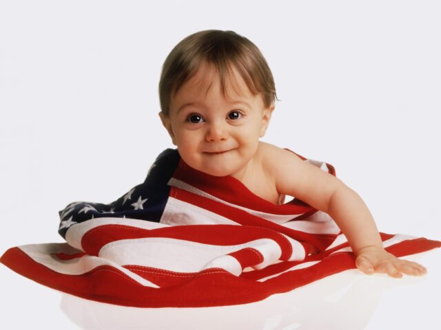 Baby American flag (Getty)