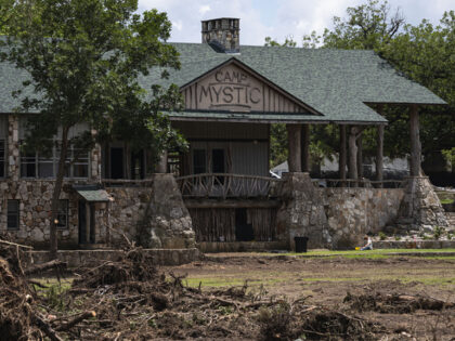Camp Mystic in Hunt, Texas, US, on Wednesday, July 9, 2025. Crews in central Texas are dig