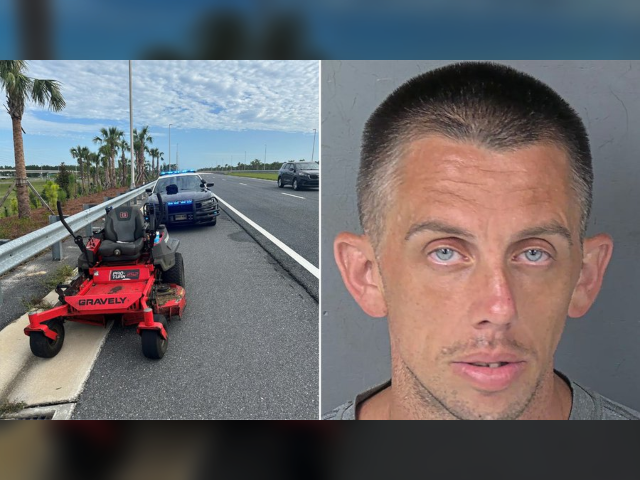 PHOTO: Florida Man Charged for DUI While Riding Lawn Mower on Parkway