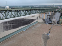 VIDEO: Tractor-Trailer Cab Plunges Off Delaware Memorial Bridge